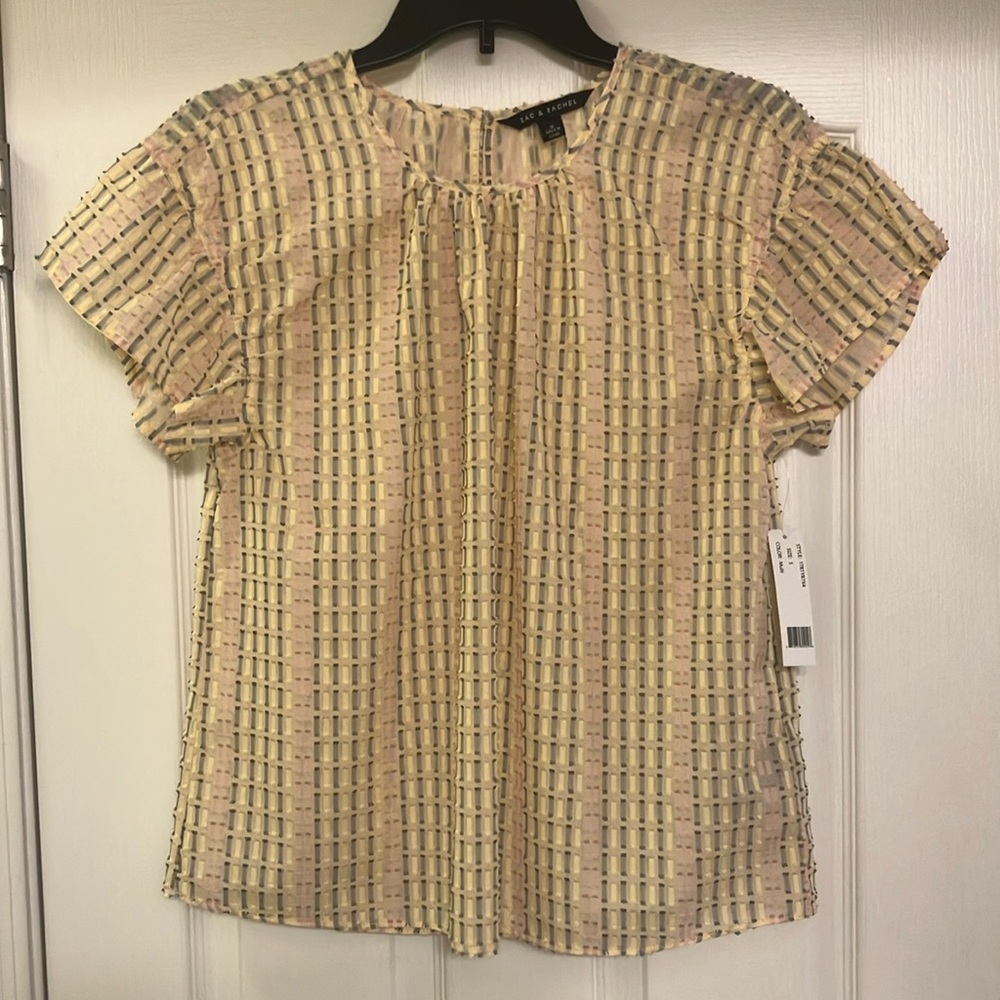 Zac & Rachel Women's Multicolor Checkered Top